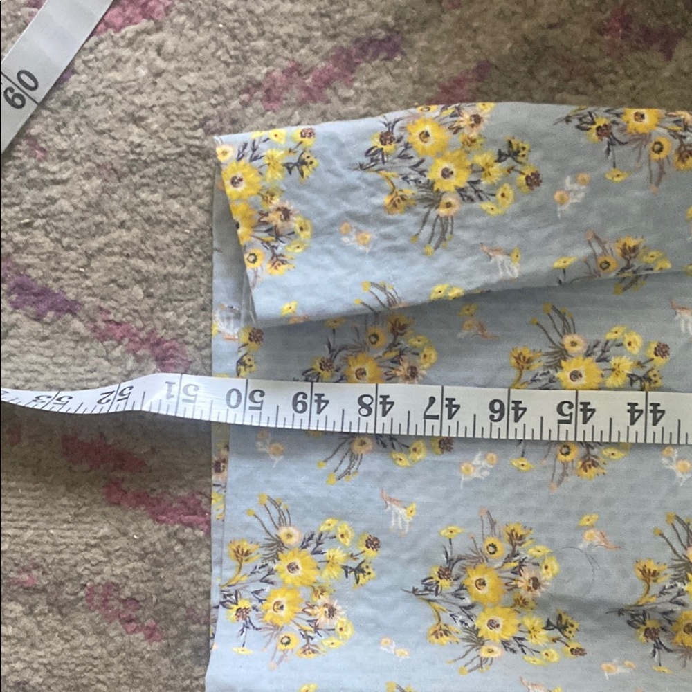 Floral Blue Jumpsuit - Picture 2 of 7
